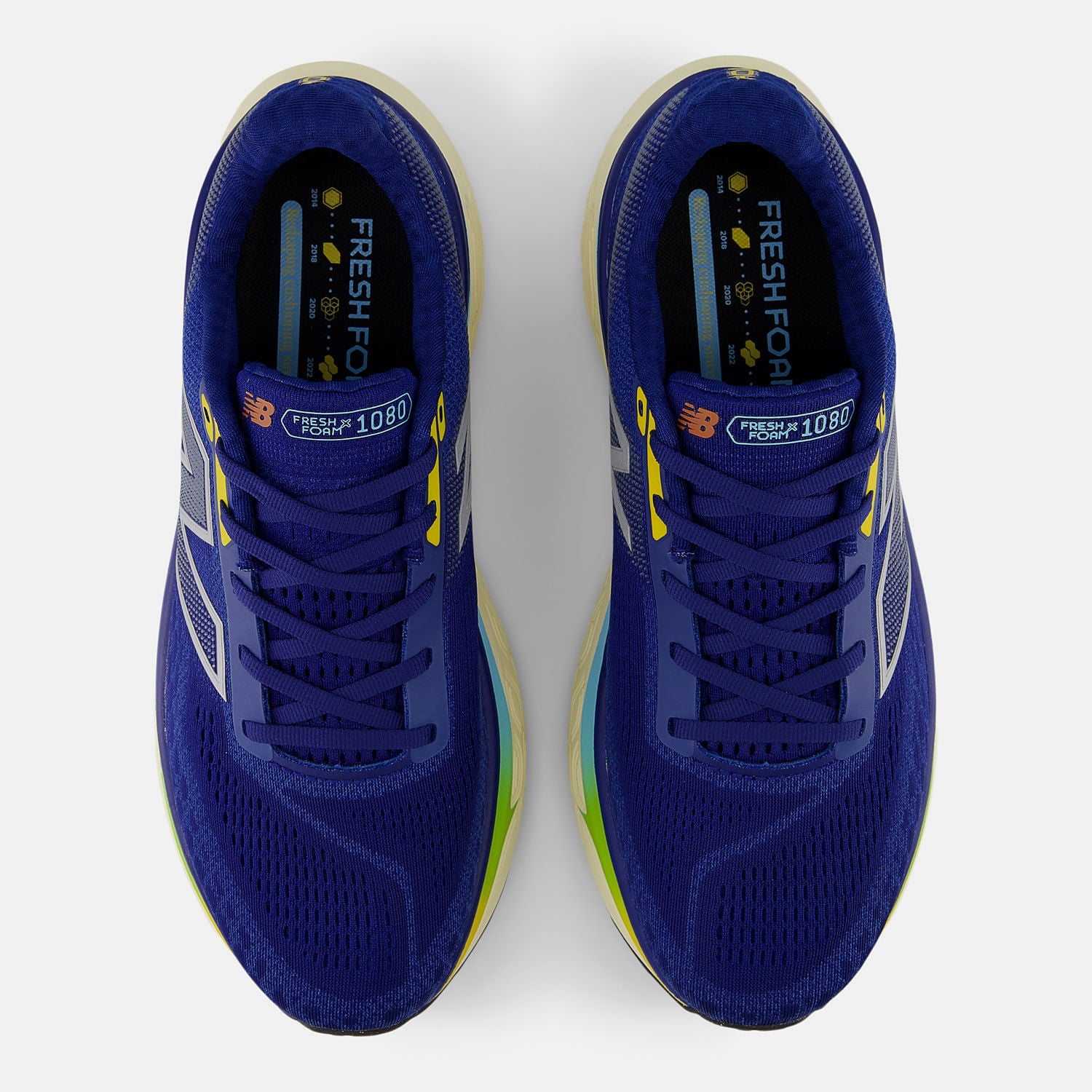 New Balance Fresh Foam X 1080 V14 - Blue / Yellow