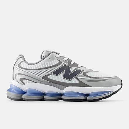 New Balance 2000 Abzorb - White with Silver Metallic and Castlerock