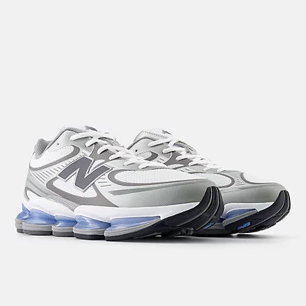 New Balance 2000 Abzorb - White with Silver Metallic and Castlerock