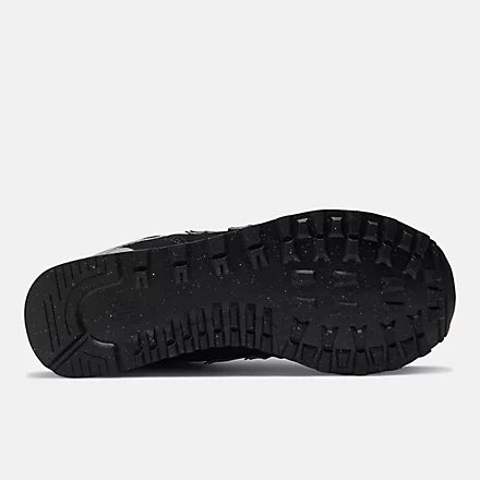 New Balance 574 - BLACK with NB WHITE